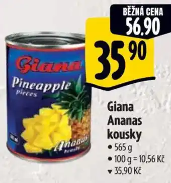 Albert Giana Ananas kousky nabídka