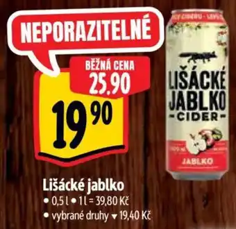 Albert Lišácké jablko nabídka