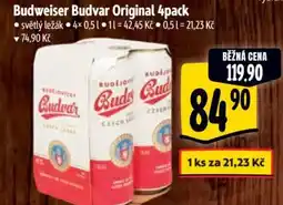 Albert Budweiser Budvar Original nabídka