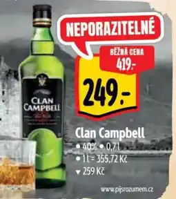 Albert Clan Campbell nabídka