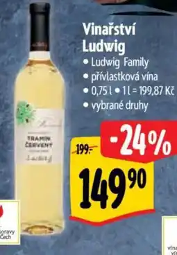 Albert Vinařství Ludwig nabídka