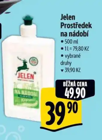 Albert Jelen Prostředek na nádobí nabídka