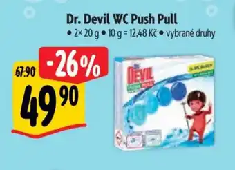 Albert DR. DEVIL WC Push Pull nabídka