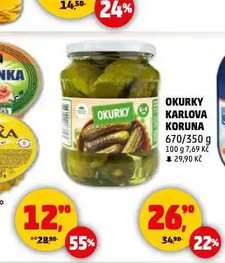 Penny Market Okurky nabídka