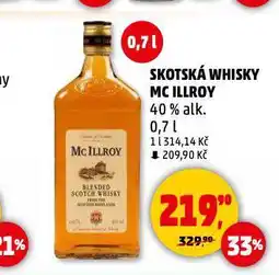 Penny Market Skotská whisky mc illroy nabídka