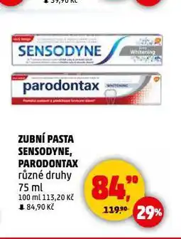 Penny Market Sensodyne zubní pasta nabídka