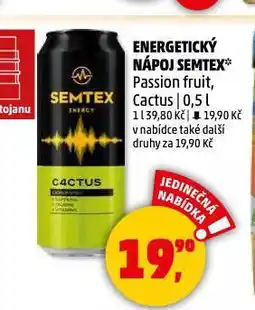 Penny Market Semtex energy drink nabídka