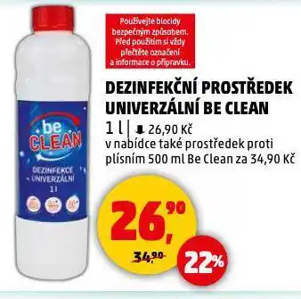 Penny Market Dezinfekční prostředek univerzální be clean nabídka