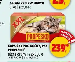 Penny Market Propesko kapsičky pro kočky nabídka