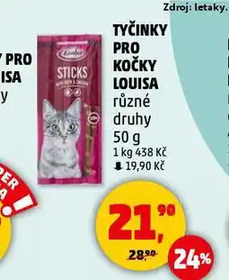 Penny Market Louisa tyčinky pro kočky nabídka