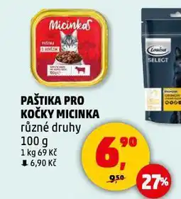 Penny Market Paštika pro kočky micinka nabídka