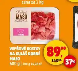 Penny Market Vepřové kostky na guláš nabídka