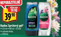 Albert RADOX Sprchový gel nabídka