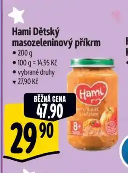 Albert Hami Dětský masozeleninový příkrm nabídka