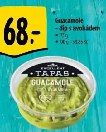 Albert Guacamole - dip s avokádem nabídka