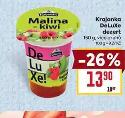 Billa Krajanka DeLuxe dezert 150 g nabídka