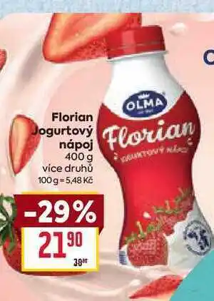 Billa Florian Jogurtový nápoj 400 g nabídka