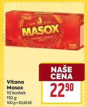 Billa Masox 10 kostek 110 g nabídka