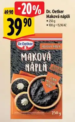 Albert Dr. Oetker Maková náplň nabídka