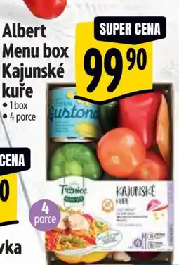 Albert Albert Menu box Kajunské kuře nabídka