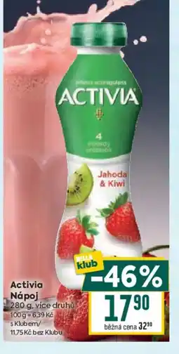 Billa Activia Nápoj nabídka