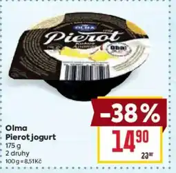 Billa OLMA Pierot jogurt nabídka