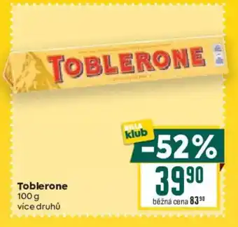 Billa TOBLERONE nabídka