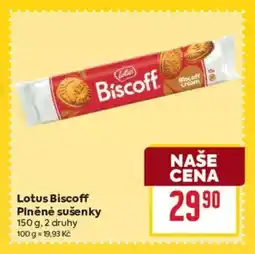 Billa Lotus Biscoff Plněné sušenky nabídka