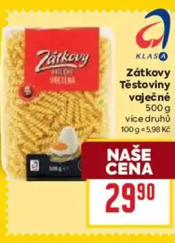 Billa Zátkovy Těstoviny vaječné nabídka