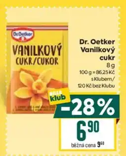 Billa Dr. Oetker Vanilkový cukr nabídka