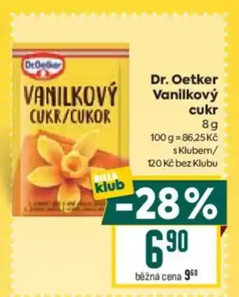 Billa Dr. Oetker Vanilkový cukr nabídka