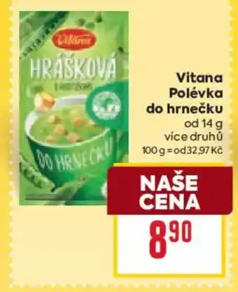 Billa Vitana Polévka do hrnečku nabídka