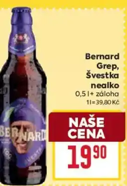 Billa Bernard Grep, Švestka nealko nabídka