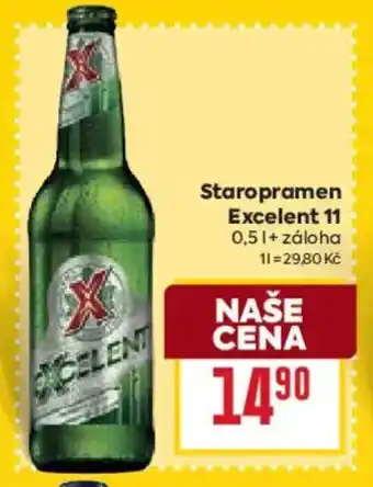 Billa Staropramen Excelent 11 nabídka