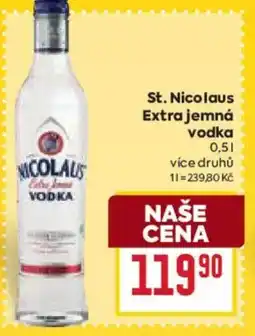 Billa St. Nicolaus Extra jemná vodka nabídka