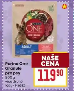 Billa Purina One Granule pro psy nabídka