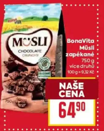 Billa BonaVita Müsli zapékané nabídka