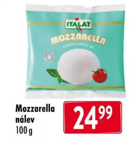 Qanto Mozzarella nálev nabídka