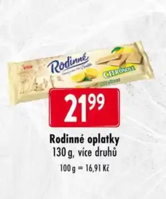 Qanto Rodinné oplatky nabídka