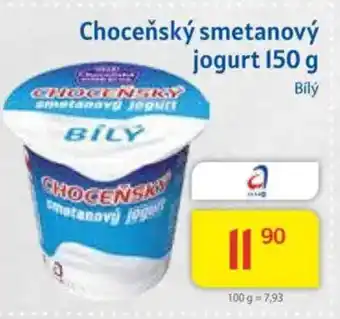 Kubík potraviny Choceňský smetanový jogurt nabídka