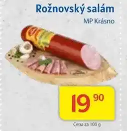 Kubík potraviny Rožnovský salám nabídka