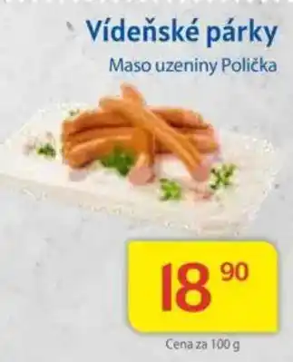 Kubík potraviny Vídeňské párky nabídka