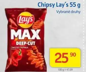 Kubík potraviny Chipsy Lay's nabídka