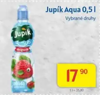 Kubík potraviny Jupík Aqua nabídka