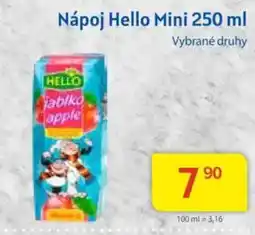 Kubík potraviny Nápoj Hello Mini nabídka