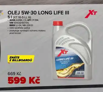 Auto Kelly Olej 5w-30 long life iii nabídka