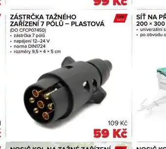 Auto Kelly Zástrčka tažnéh zařízení 7 pólů - plastová nabídka