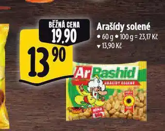 Albert Arašídy solené nabídka