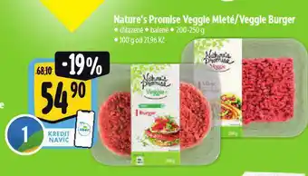 Albert Veggie burger nabídka