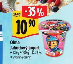 Albert Olma jahodový jogurt nabídka